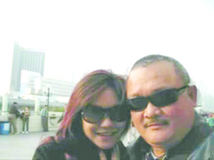 Andrea Sisca dan Alex Noerdin