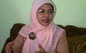 Anggota DPR RI asal Kalteng Hj Chairunnisa. 