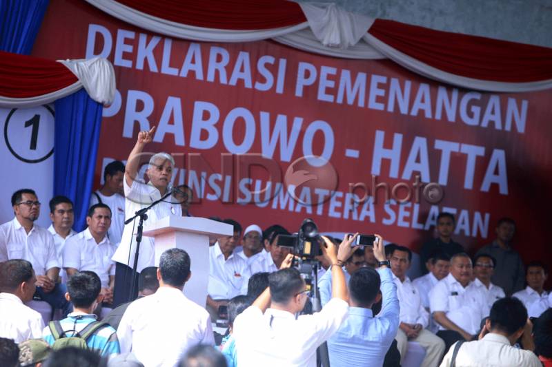 Alex Noerdin Pimpin Deklarasi Dukungan Prabowo-Hatta di Palembang