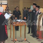 PELANTIKAN KETUA DPRD OKUT