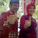 Romi_Herton_dan_istri